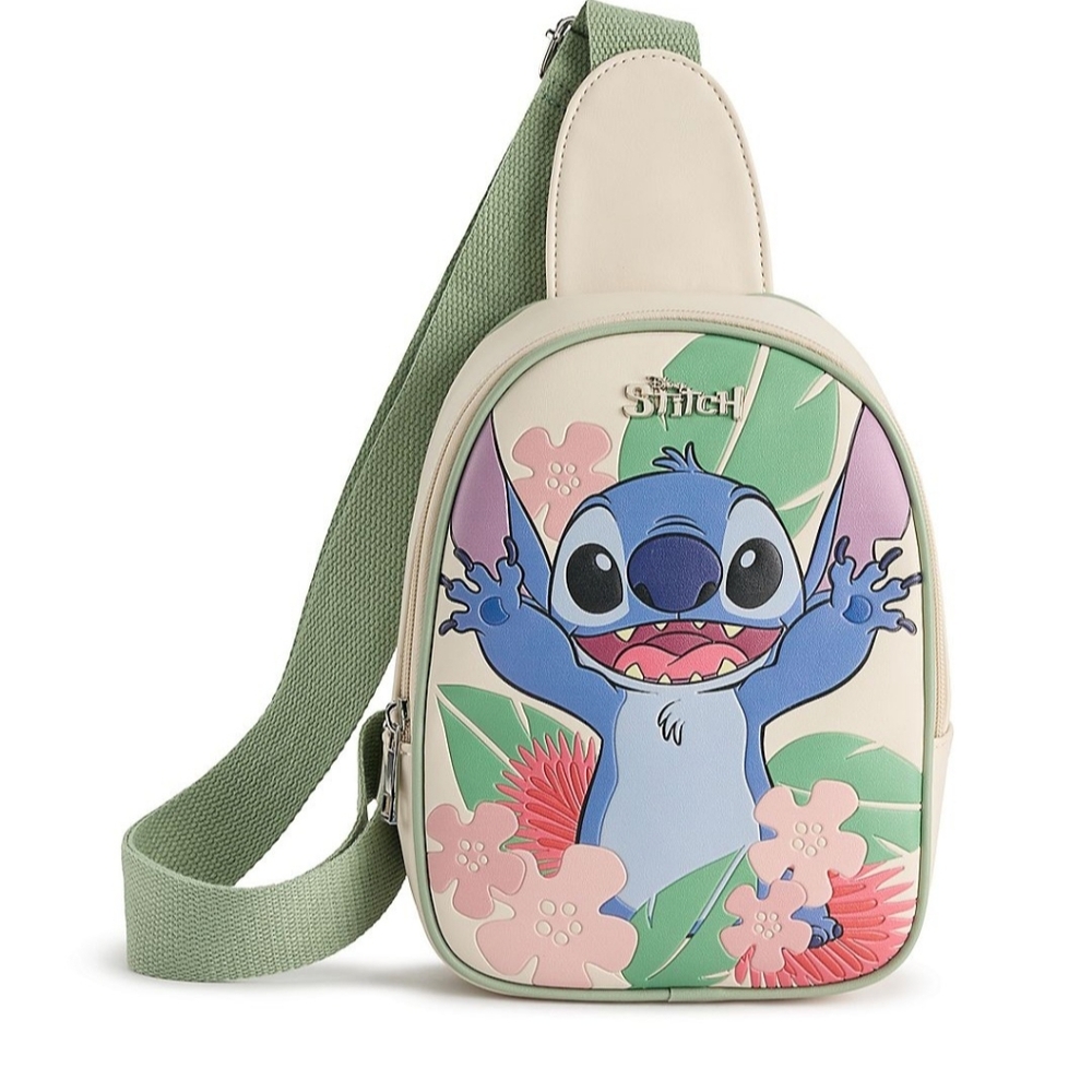 NWT! Disney Stitch Crossbody Sling Bag! Lilo and Stitch